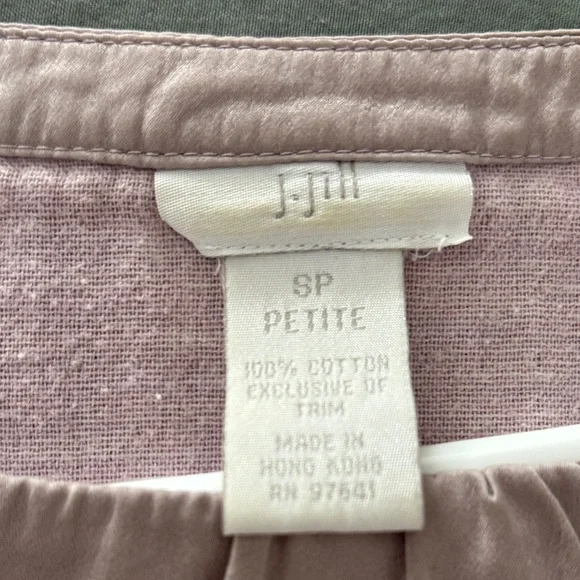 J. Jill Dusty Pink Cotton Top - Picture 2 of 4